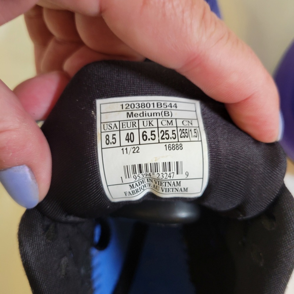 Brooks Ghost 15 Womens Running Shoes Size 8.5 Purple Black Pink 1203801B544 - Picture 7 of 7